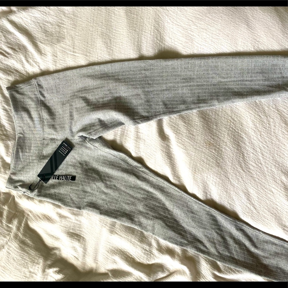 Taille haute herringbone high waisted leggings